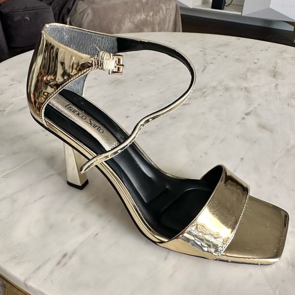 Franco Sarto metallic gold heels - Picture 6 of 13